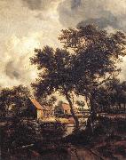 HOBBEMA, Meyndert The Water Mill sf oil